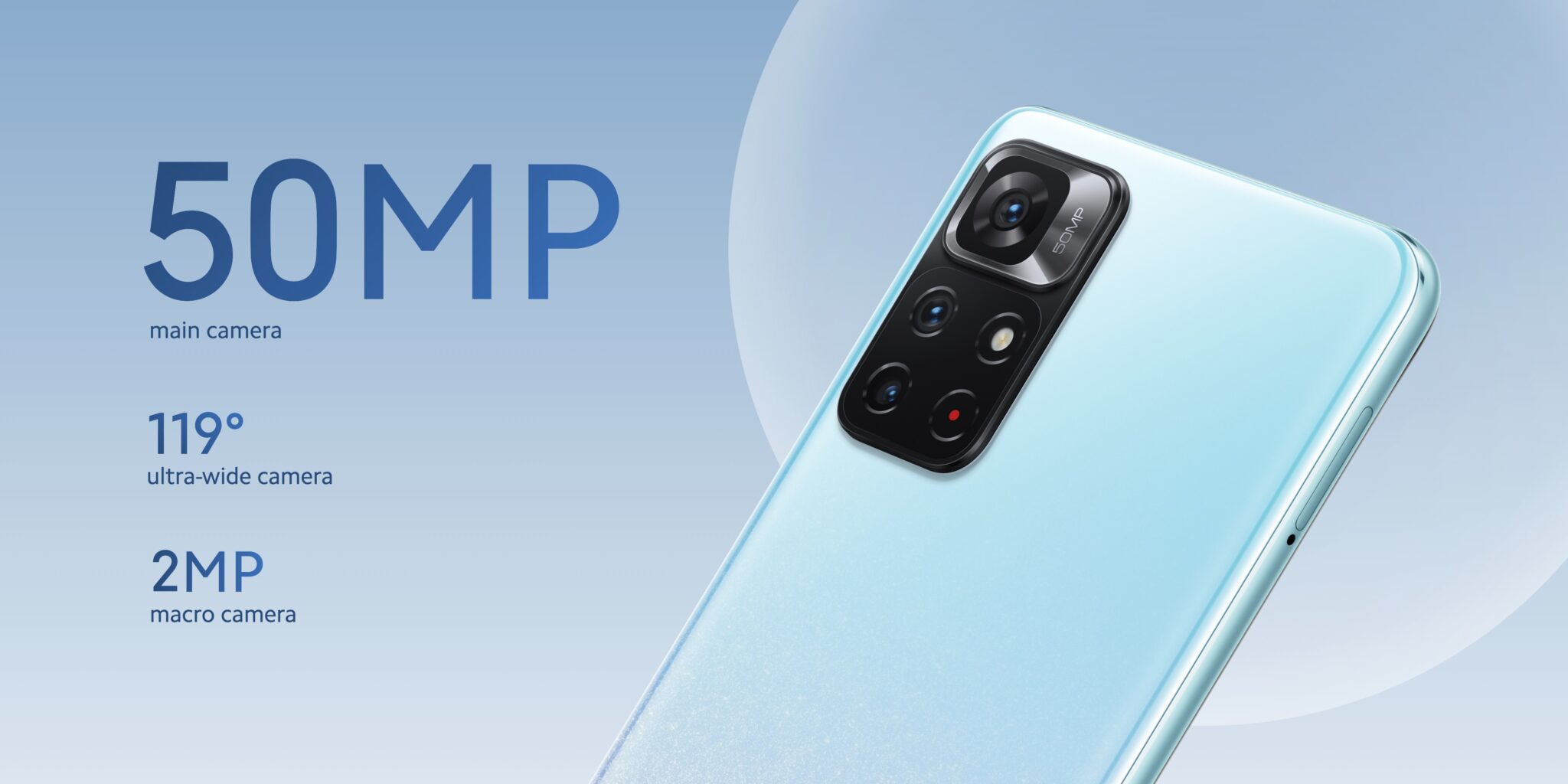 Redmi Note 11S 5G có camera chính 50 MP